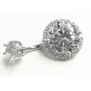 Belly Button Ring Sterling Silver